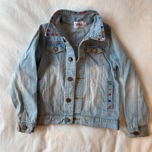 Lola & the Boys embellished denim jacket